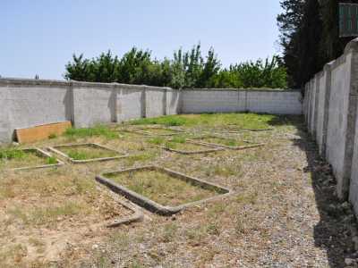 Sparse qui e l� si trovano 32 sagome rettangolari di pietra che stanno a delimitare le fosse..